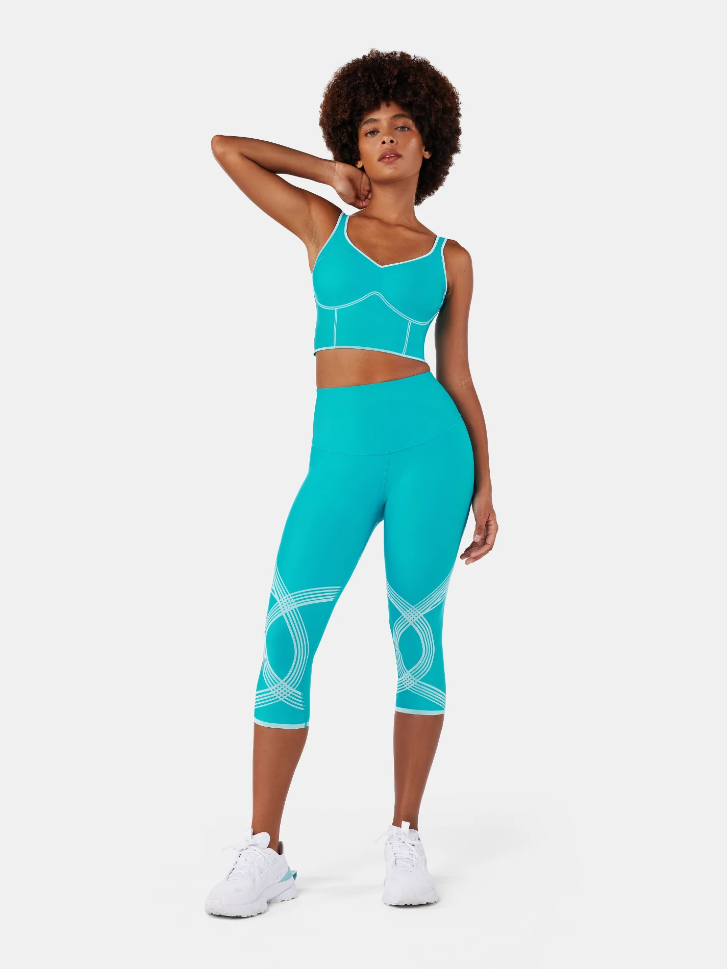 Body Sculpt Capri Leggings (Reversible Wear) - Image 24