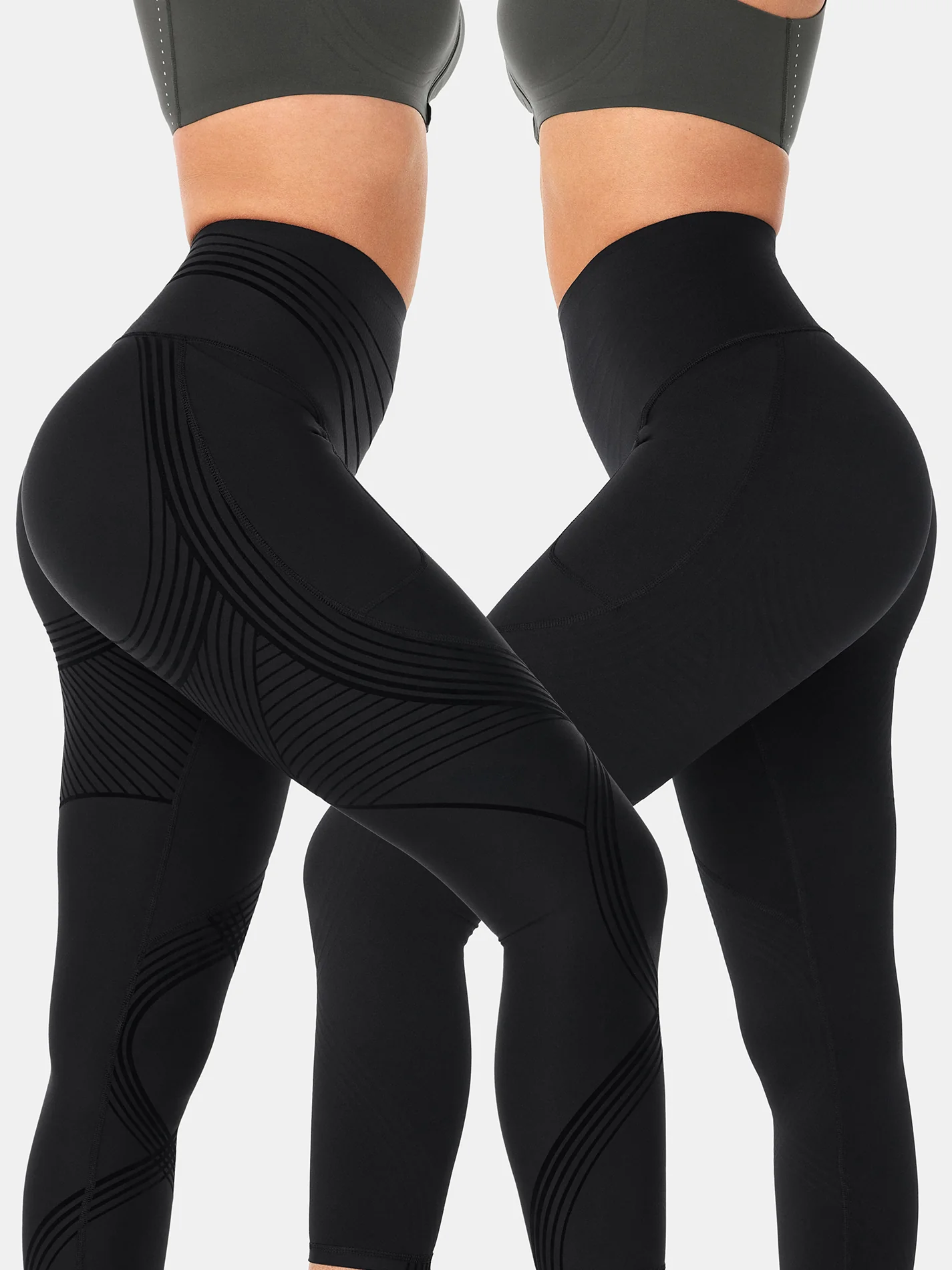 Body Sculpt Side Pocket 7/8 Leggings 2.0 (Reversible Wear) - Image 32