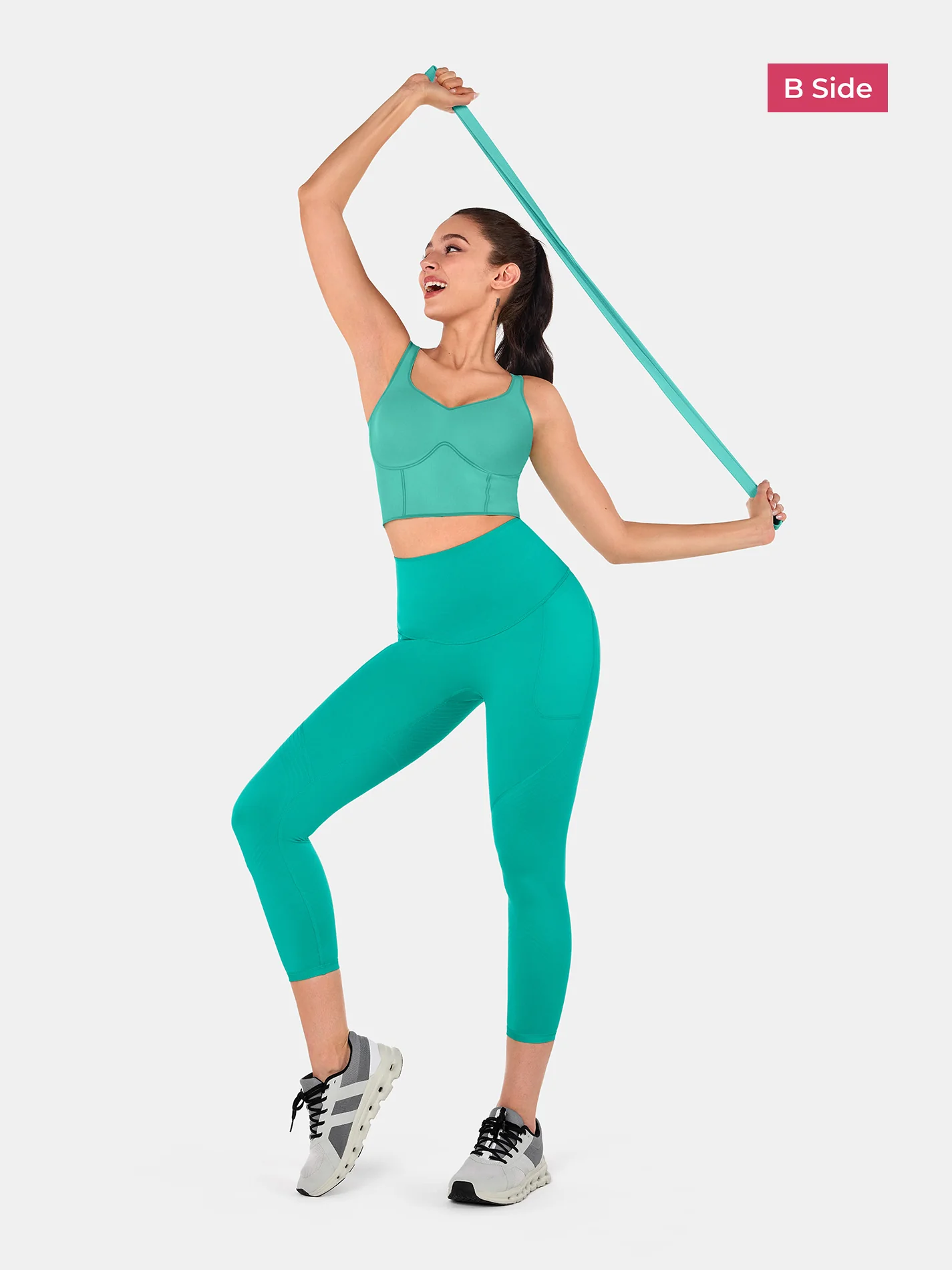 Body Sculpt Side Pocket 7/8 Leggings 2.0 (Reversible Wear) - Image 35