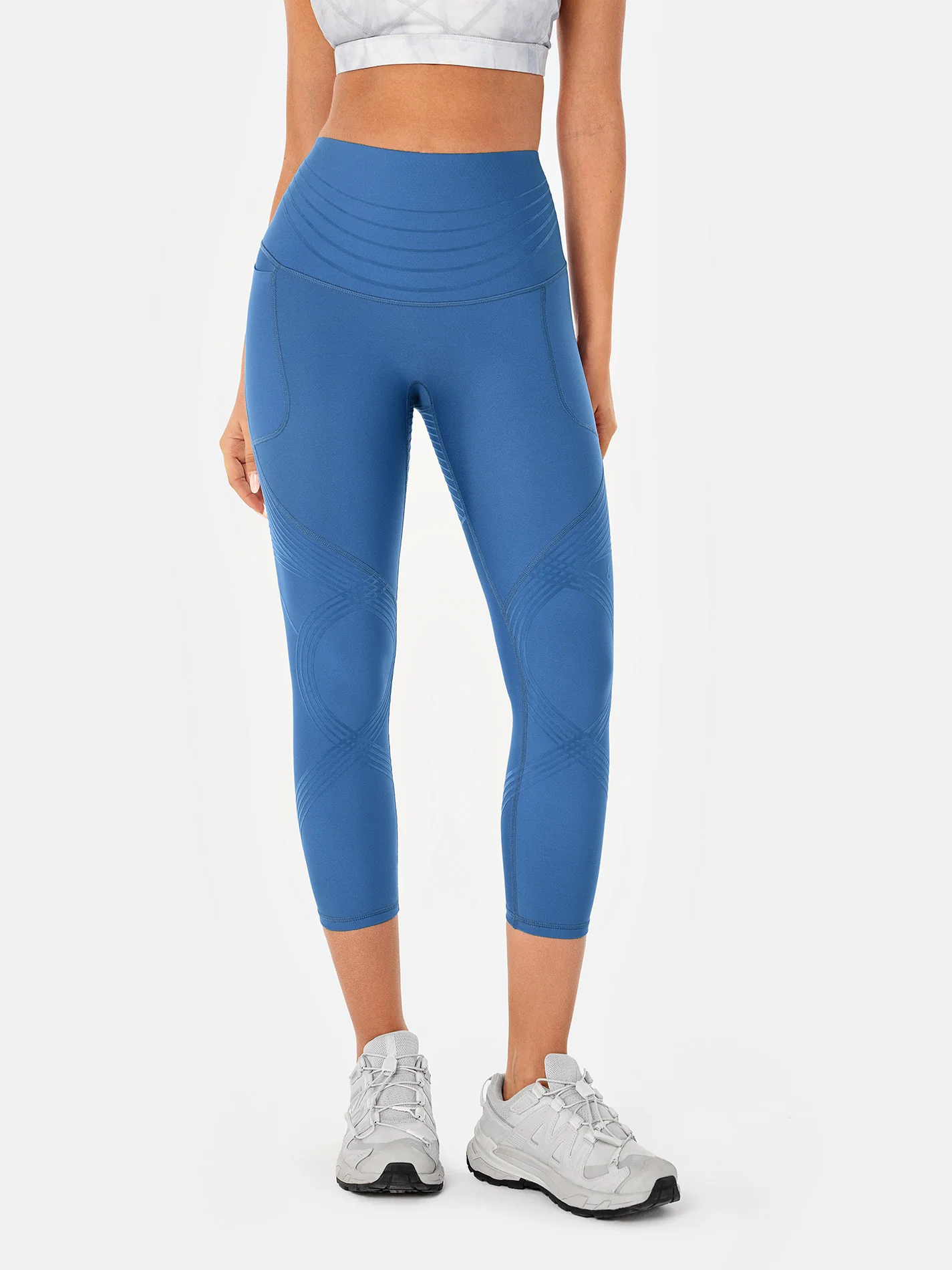 Body Sculpt Side Pocket 7/8 Leggings 2.0 (Reversible Wear) - Image 4