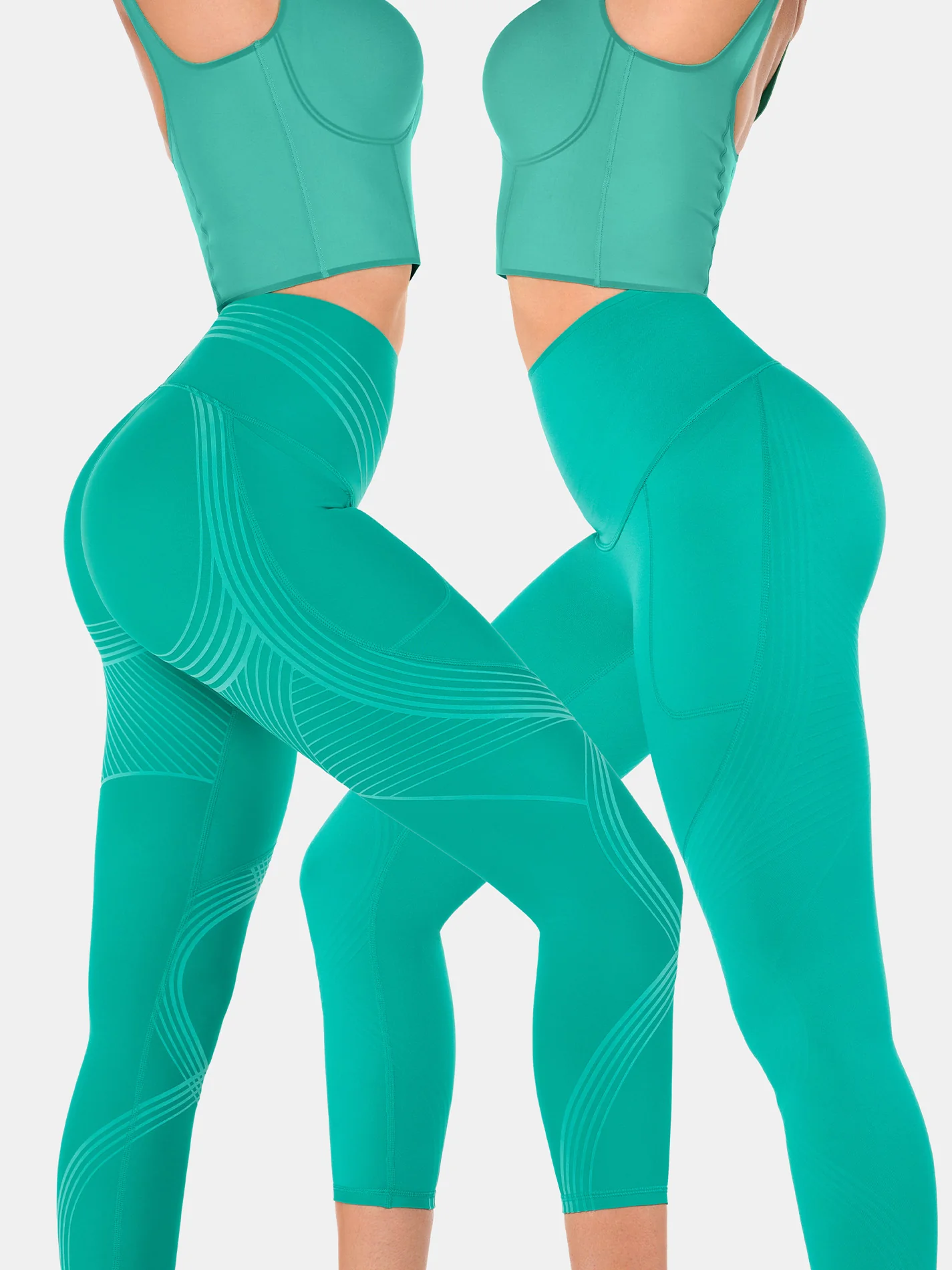 Body Sculpt Side Pocket 7/8 Leggings 2.0 (Reversible Wear) - Image 40