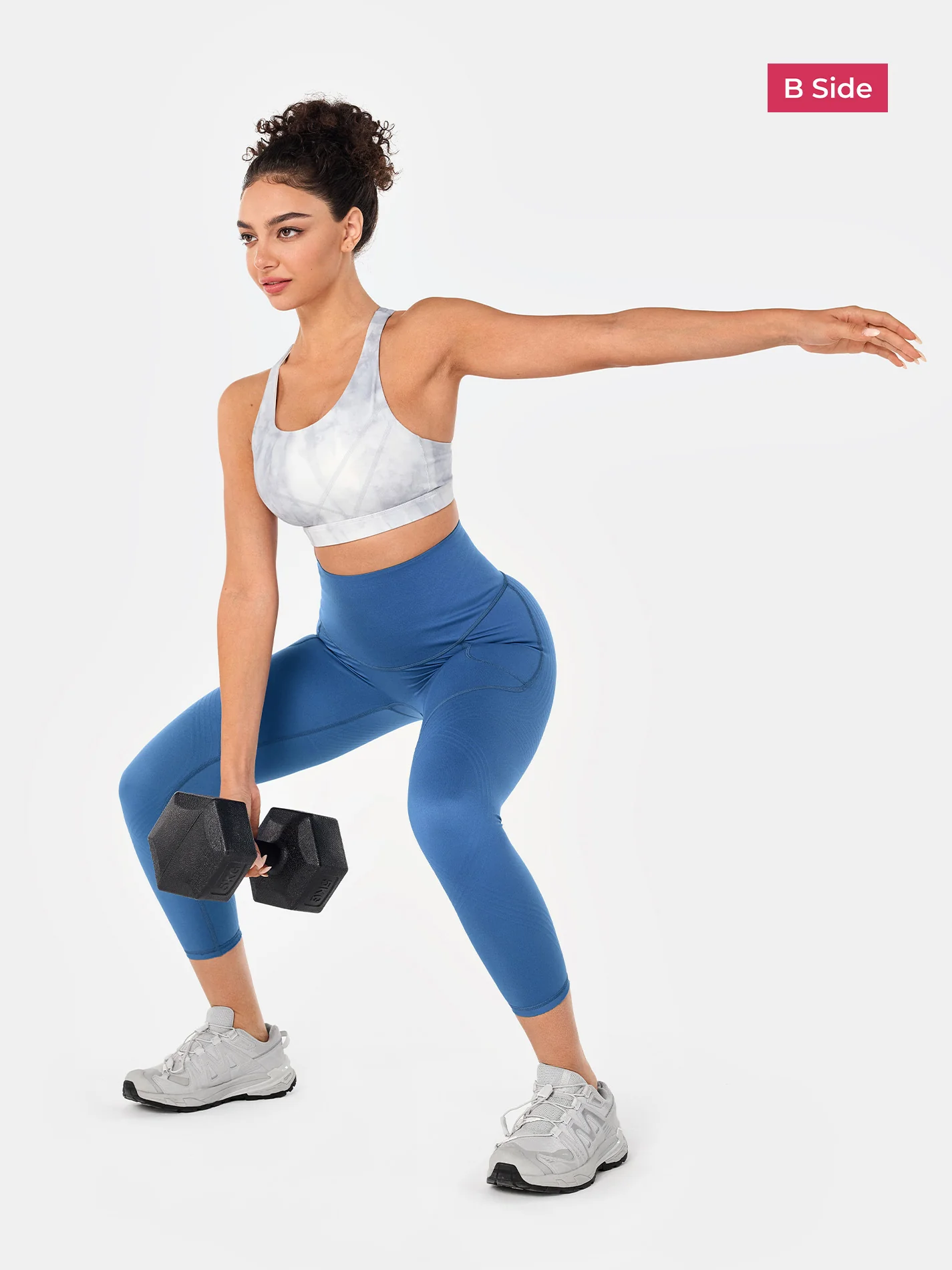 Body Sculpt Side Pocket 7/8 Leggings 2.0 (Reversible Wear) - Image 6