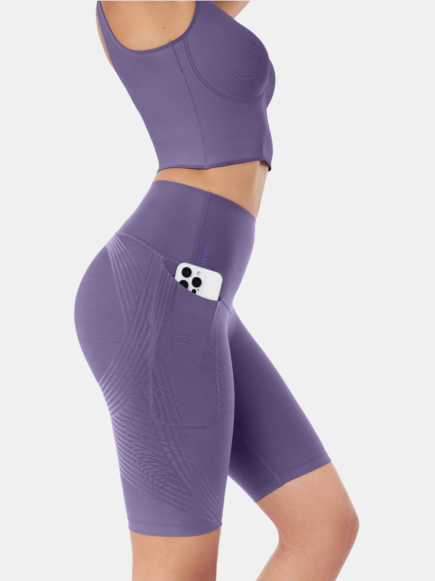 Body Sculpt Side Pocket 9" Biker Shorts (Reversible Wear) - Image 34