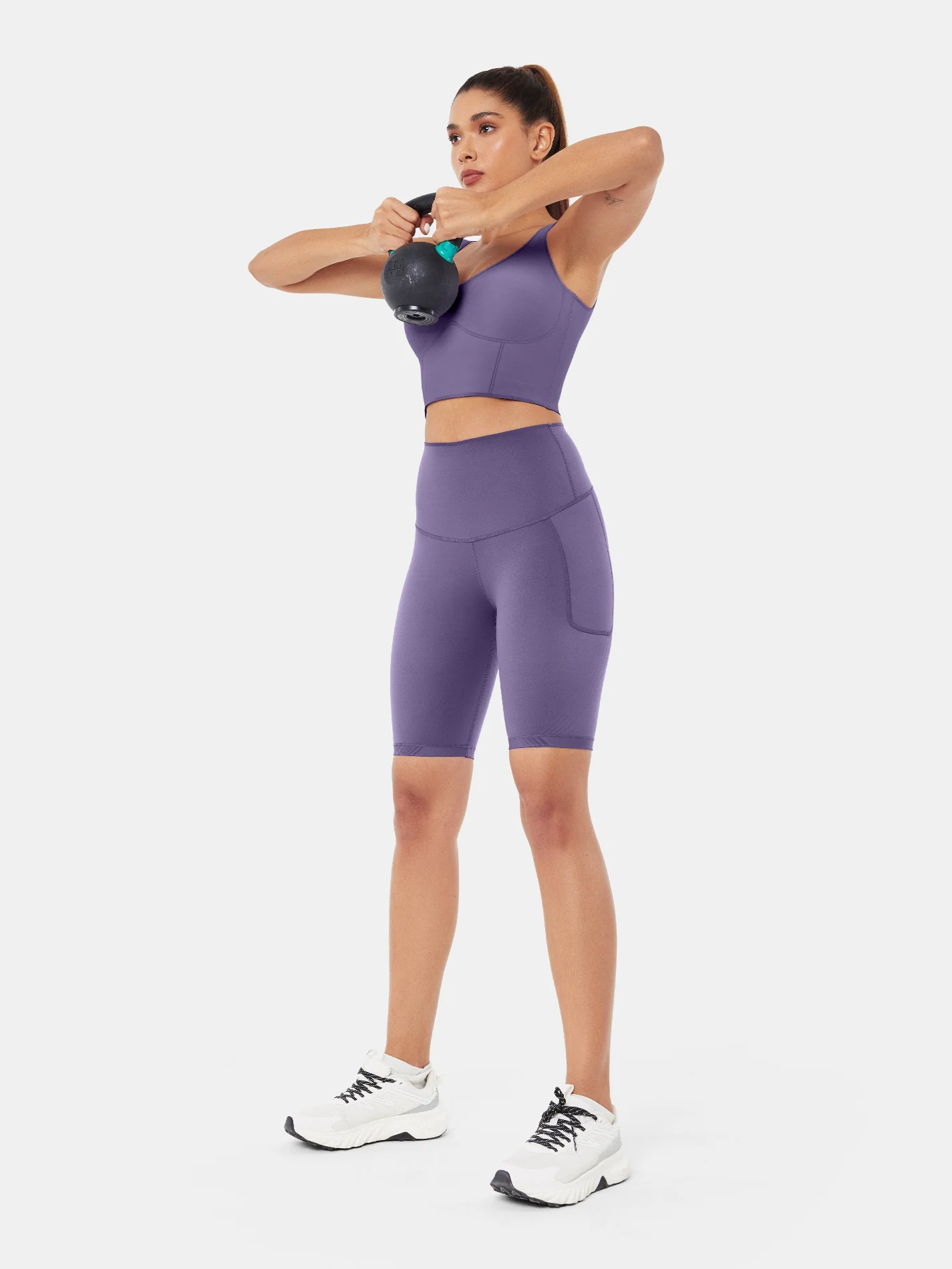 Body Sculpt Side Pocket 9" Biker Shorts (Reversible Wear) - Image 35