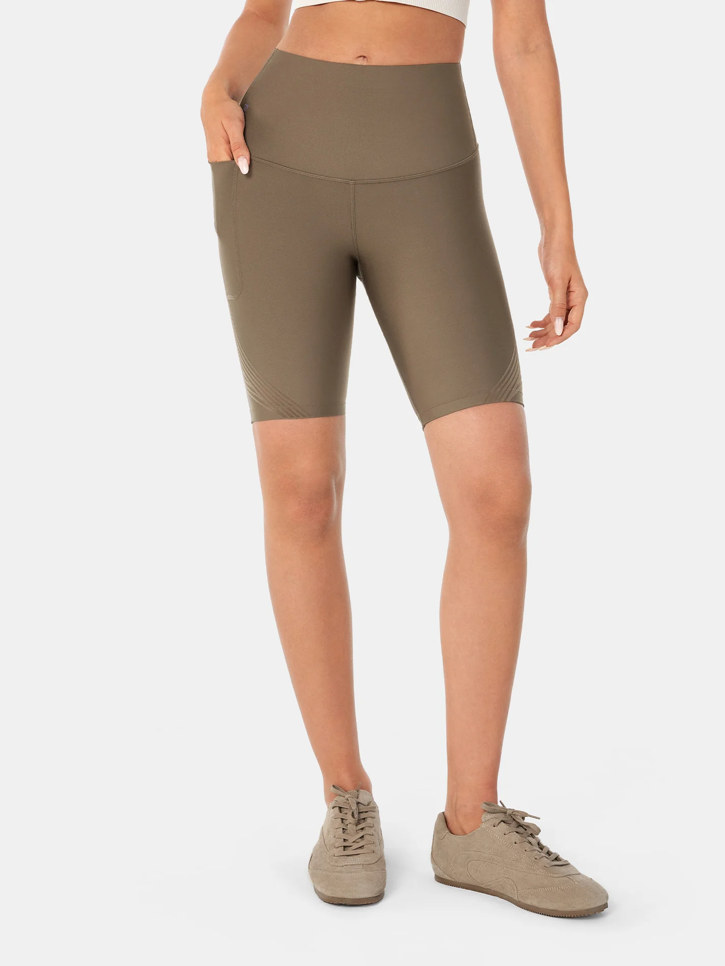 Body Sculpt Side Pocket 9" Biker Shorts (Reversible Wear) - Image 46