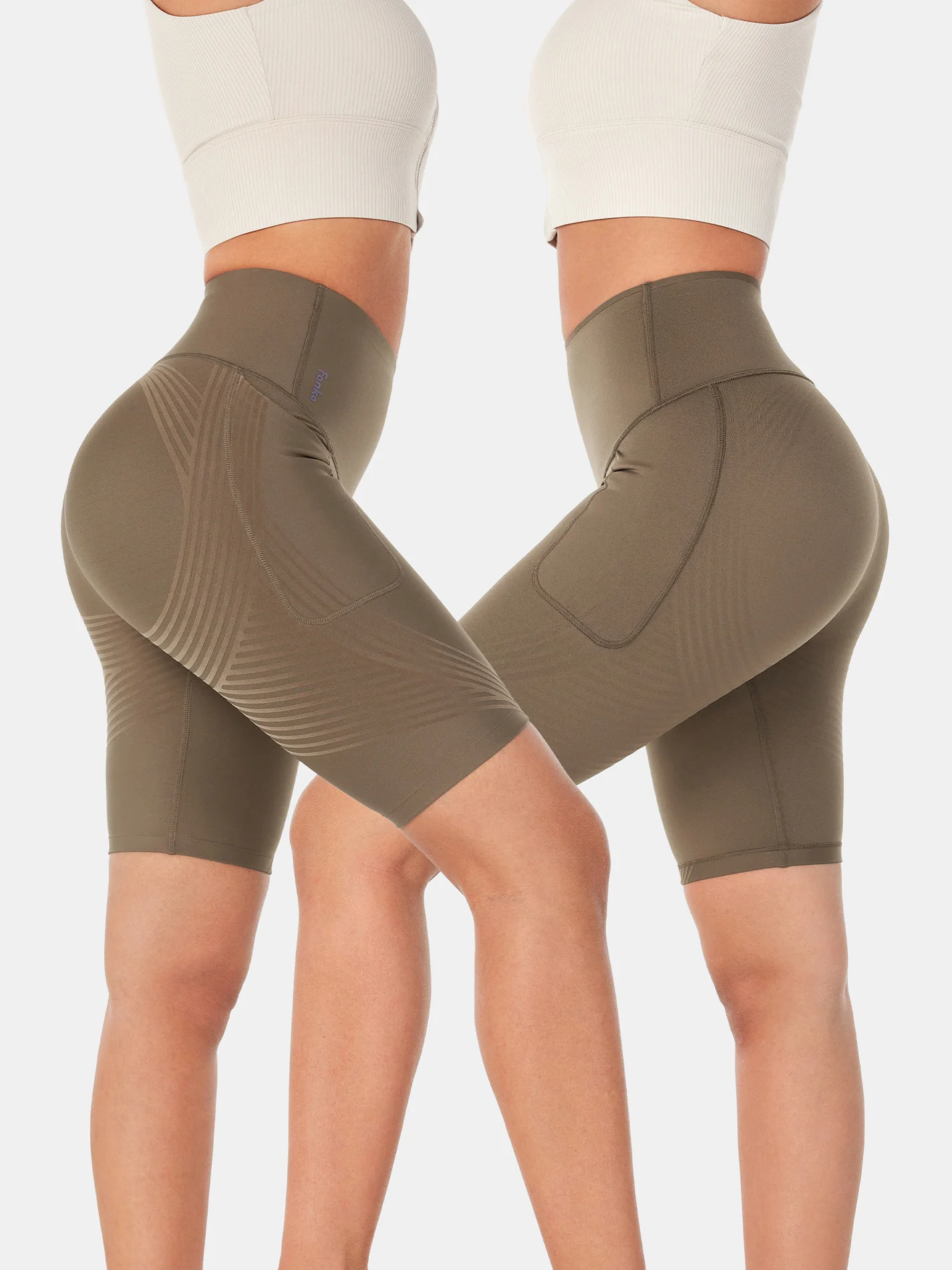 Body Sculpt Side Pocket 9" Biker Shorts (Reversible Wear) - Image 47