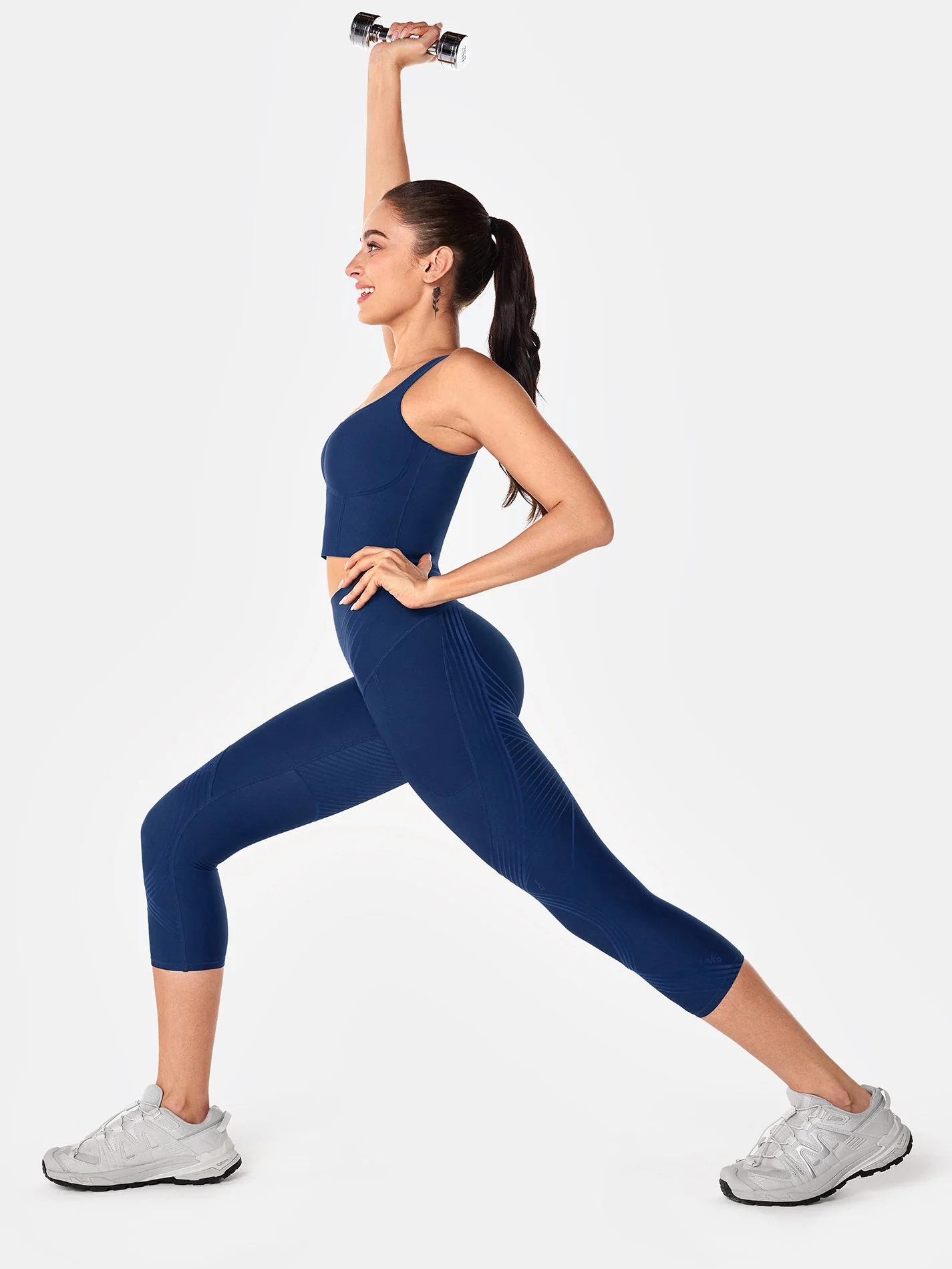 Body Sculpt Side Pocket Capri Leggings - Image 42