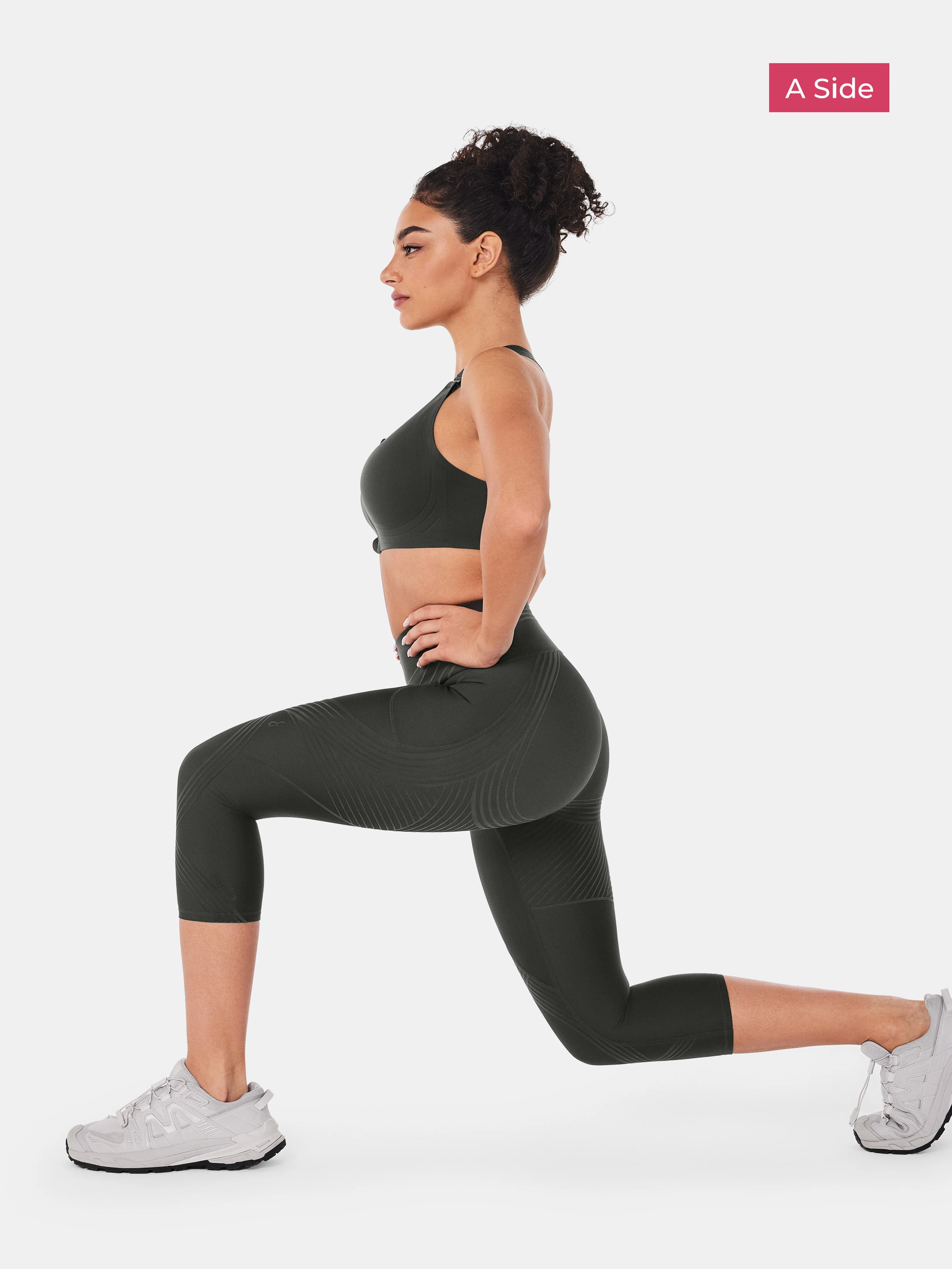 Body Sculpt Side Pocket Capri Leggings - Image 58