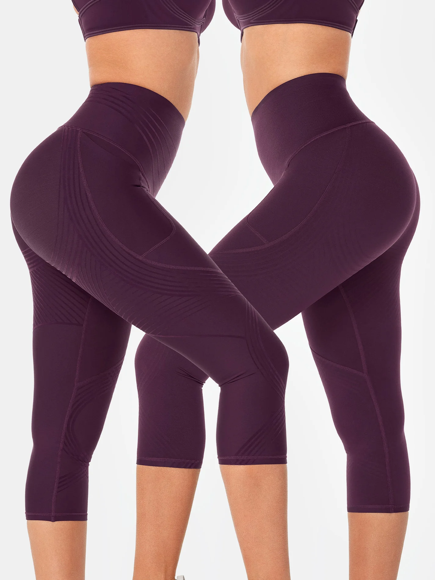 Body Sculpt Side Pocket Capri Leggings - Image 52