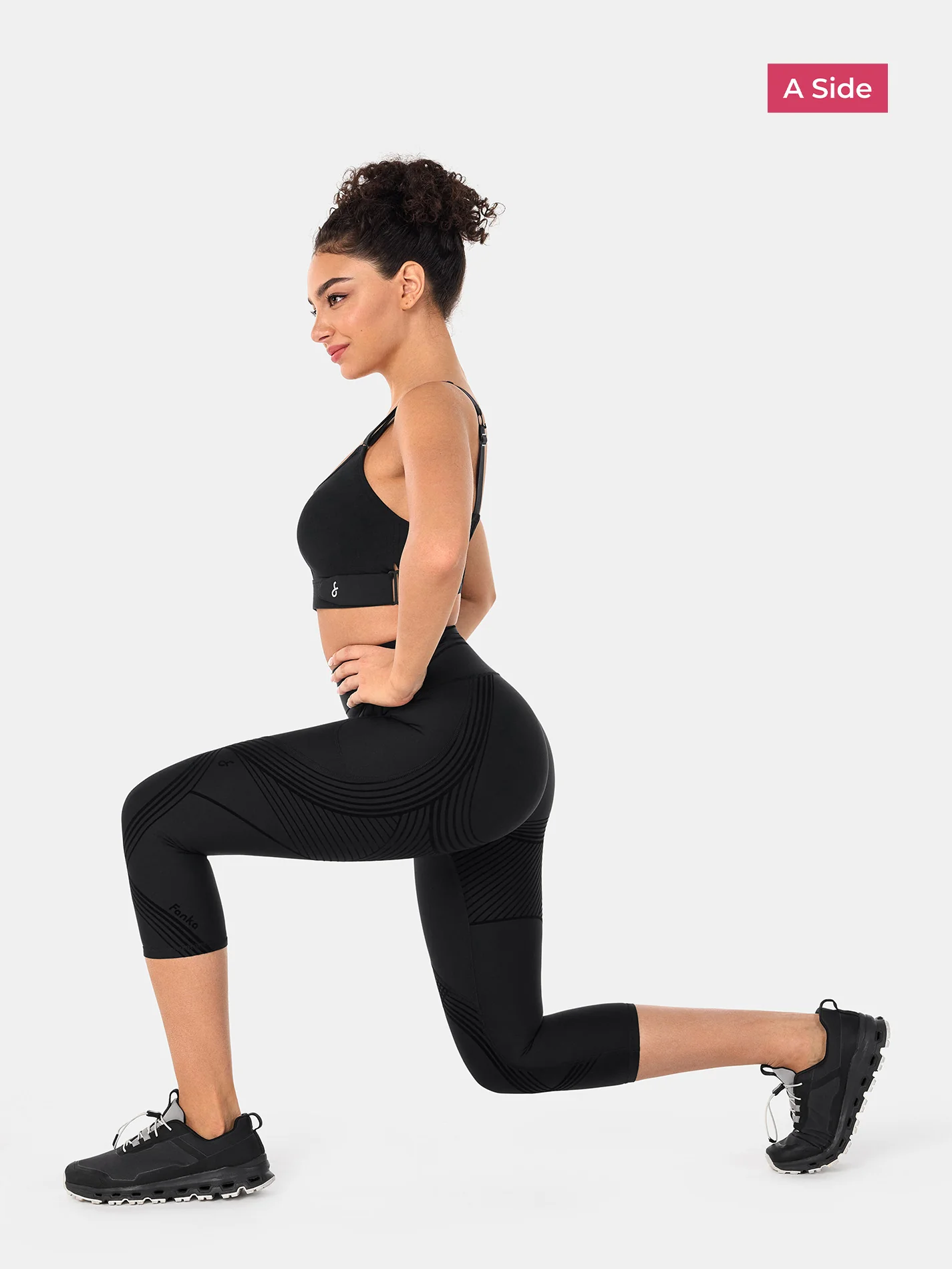 Body Sculpt Side Pocket Capri Leggings 2.0 (Reversible Wear) - Image 32