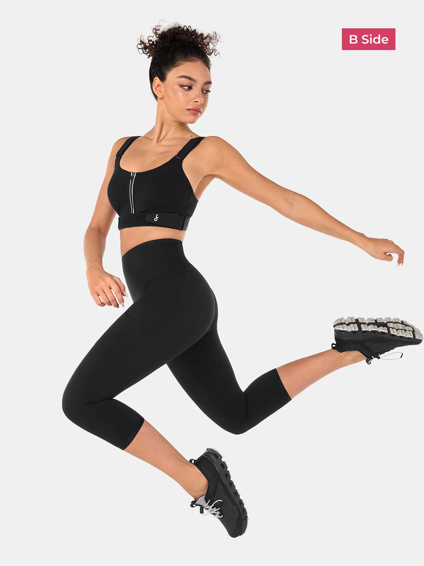 Body Sculpt Side Pocket Capri Leggings 2.0 (Reversible Wear) - Image 33