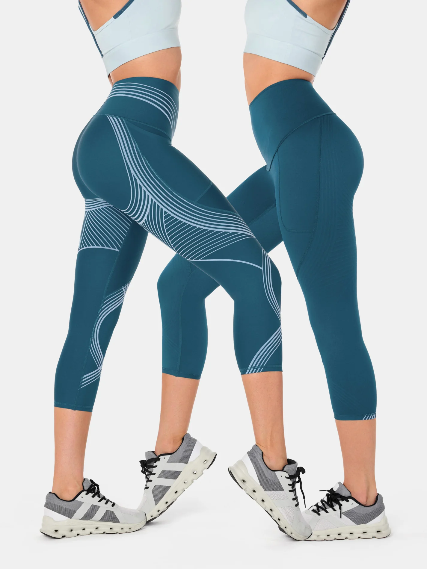 Body Sculpt Side Pocket Capri Leggings 2.0 (Reversible Wear) - Image 37
