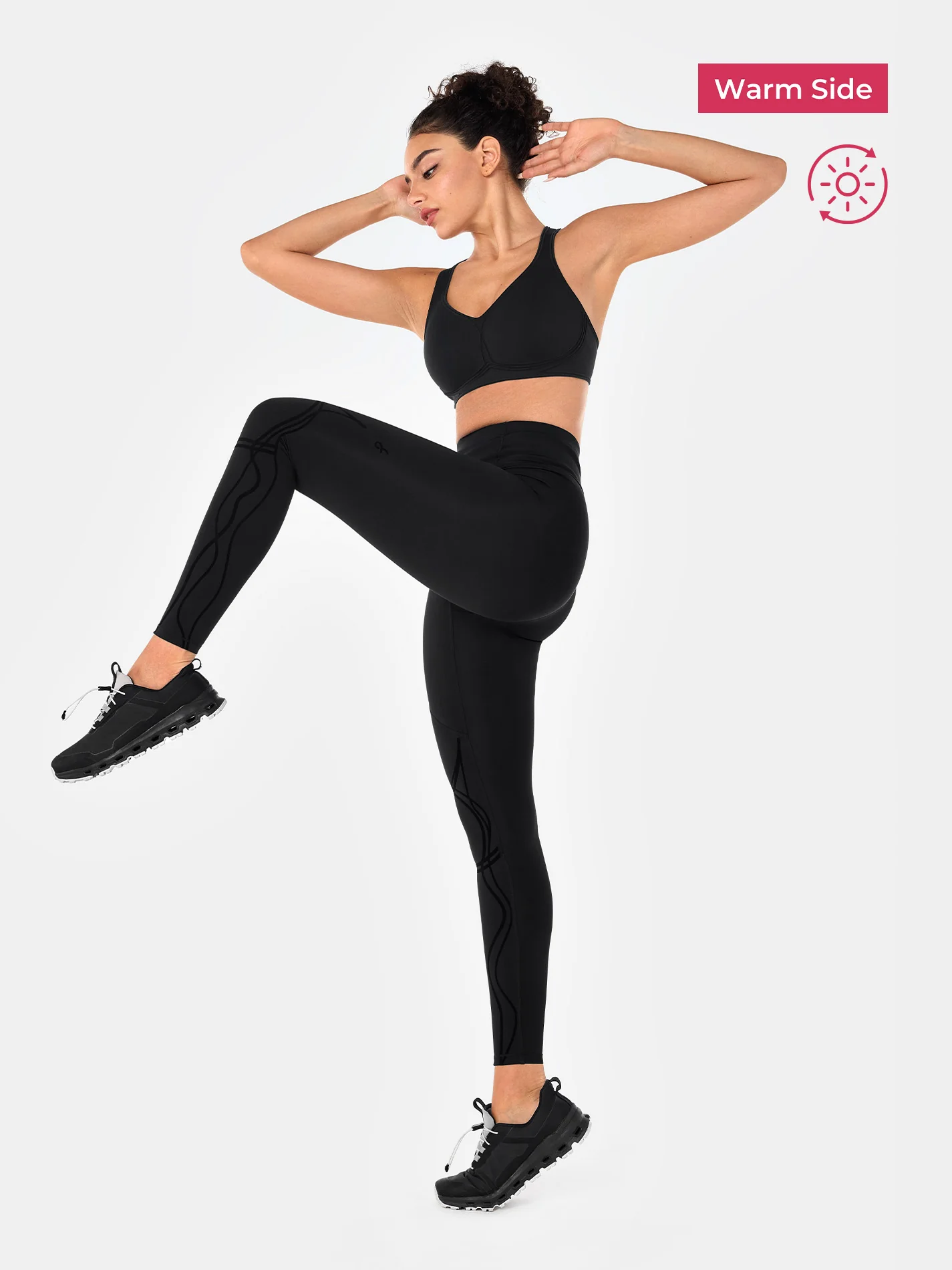 Body Sculpt Two Way Temp Leggings (Reversible Wear) - Image 6