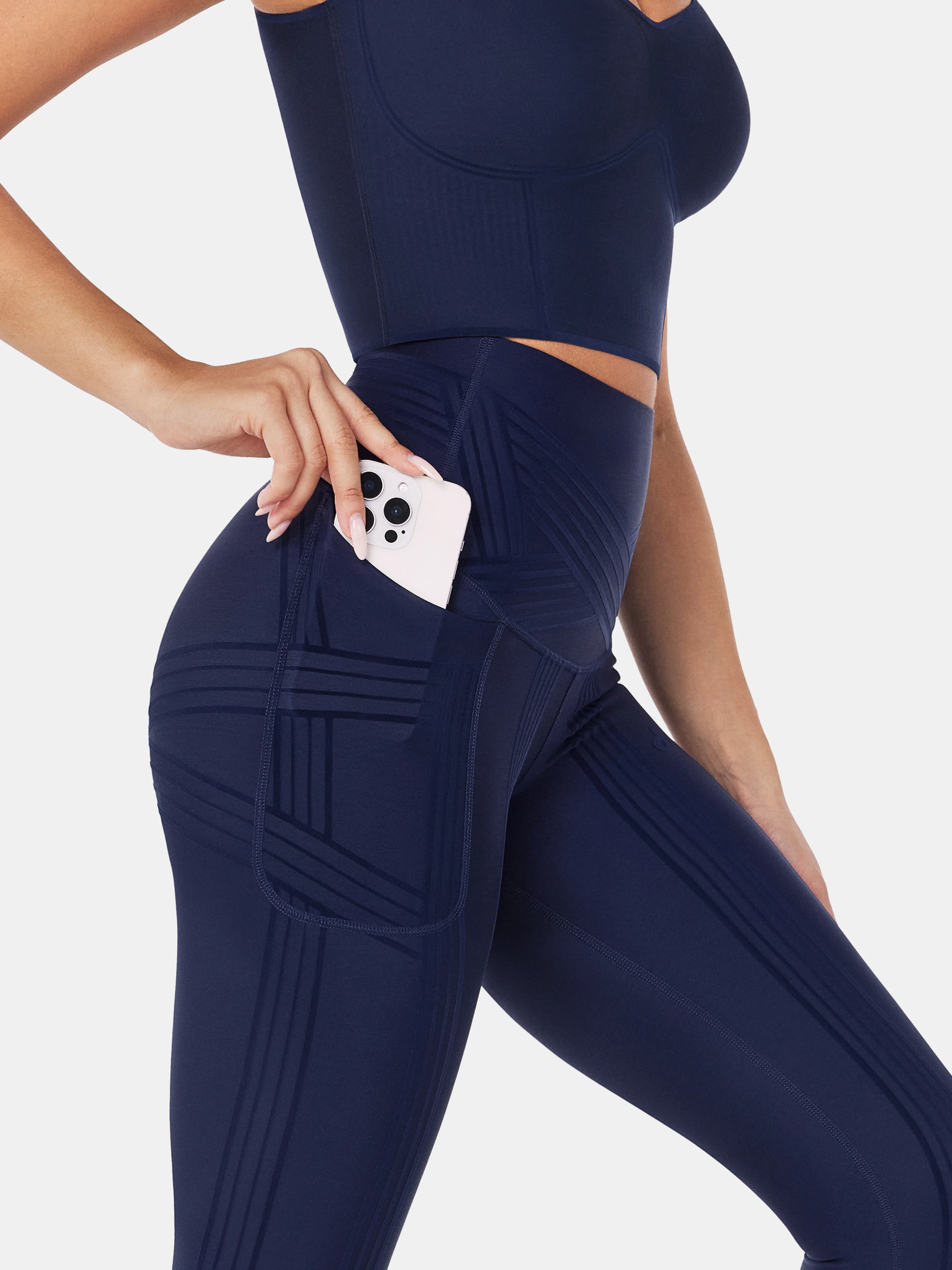 PowerBand Resistance 7/8 Leggings (Reversible Wear) - Image 55