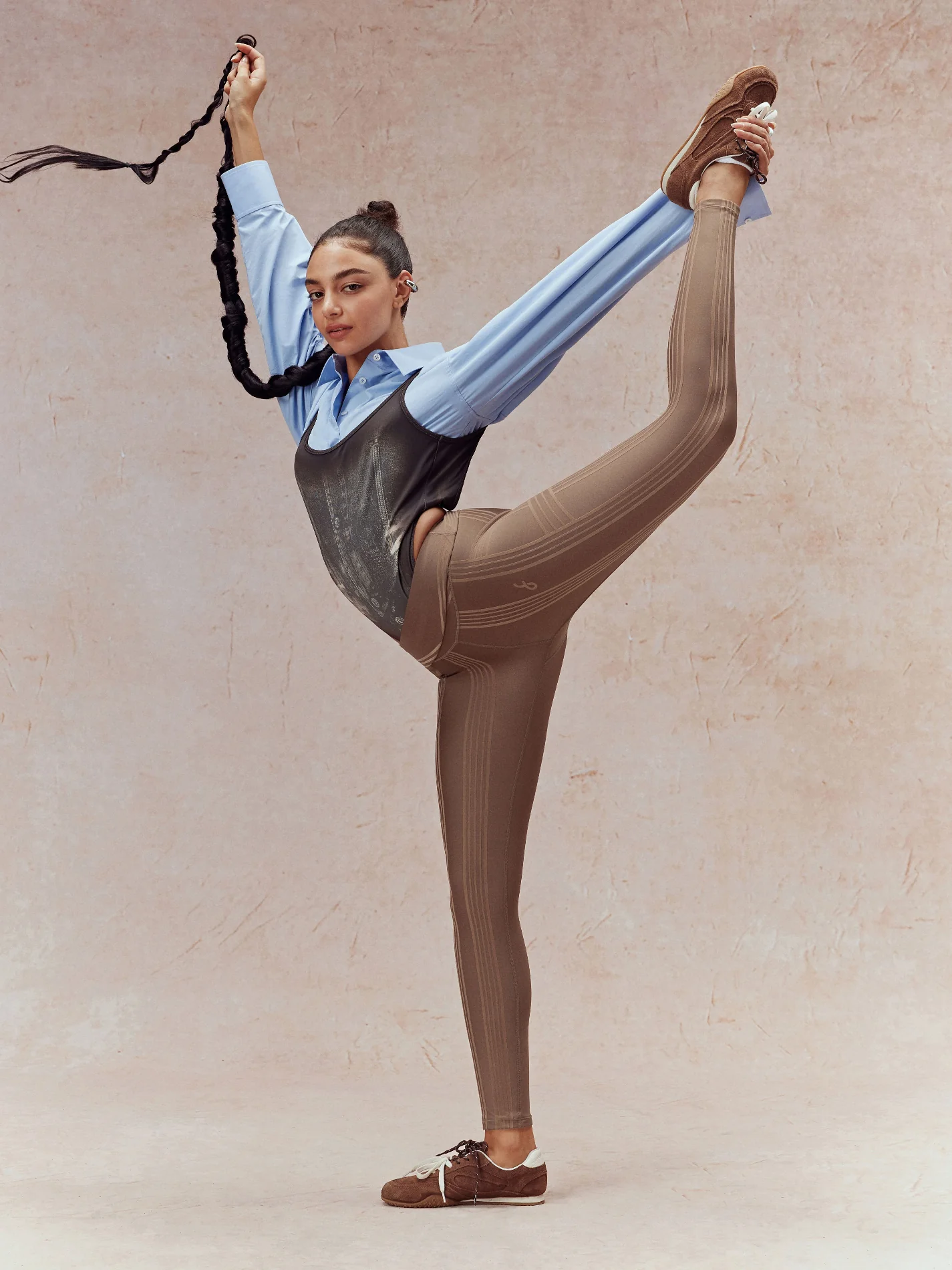 PowerBand Resistance 7/8 Leggings (Reversible Wear) - Image 7