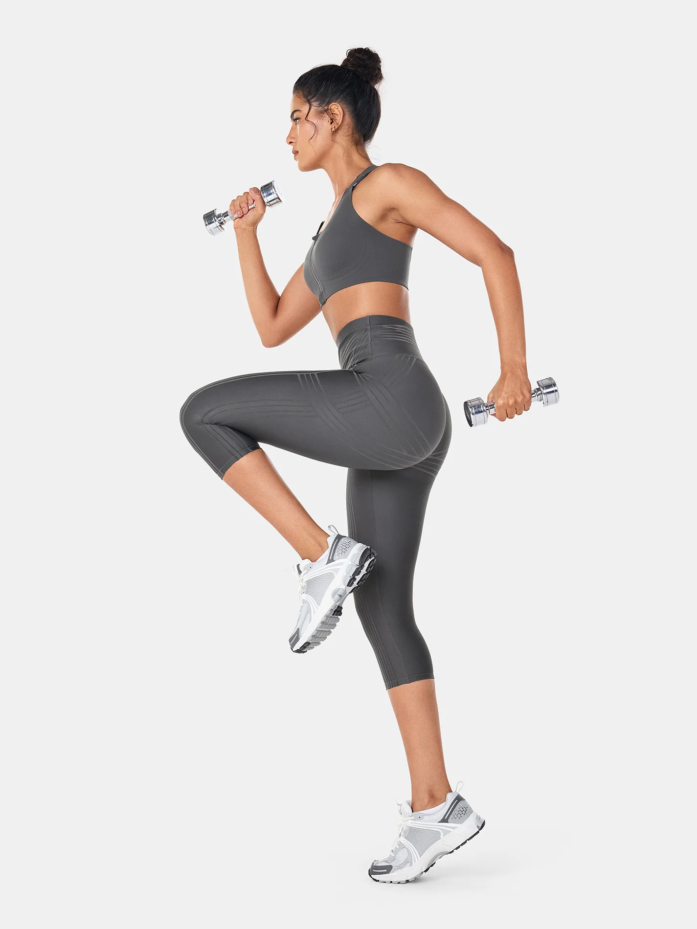 PowerBand Resistance Capri Leggings (Reversible Wear) - Image 10