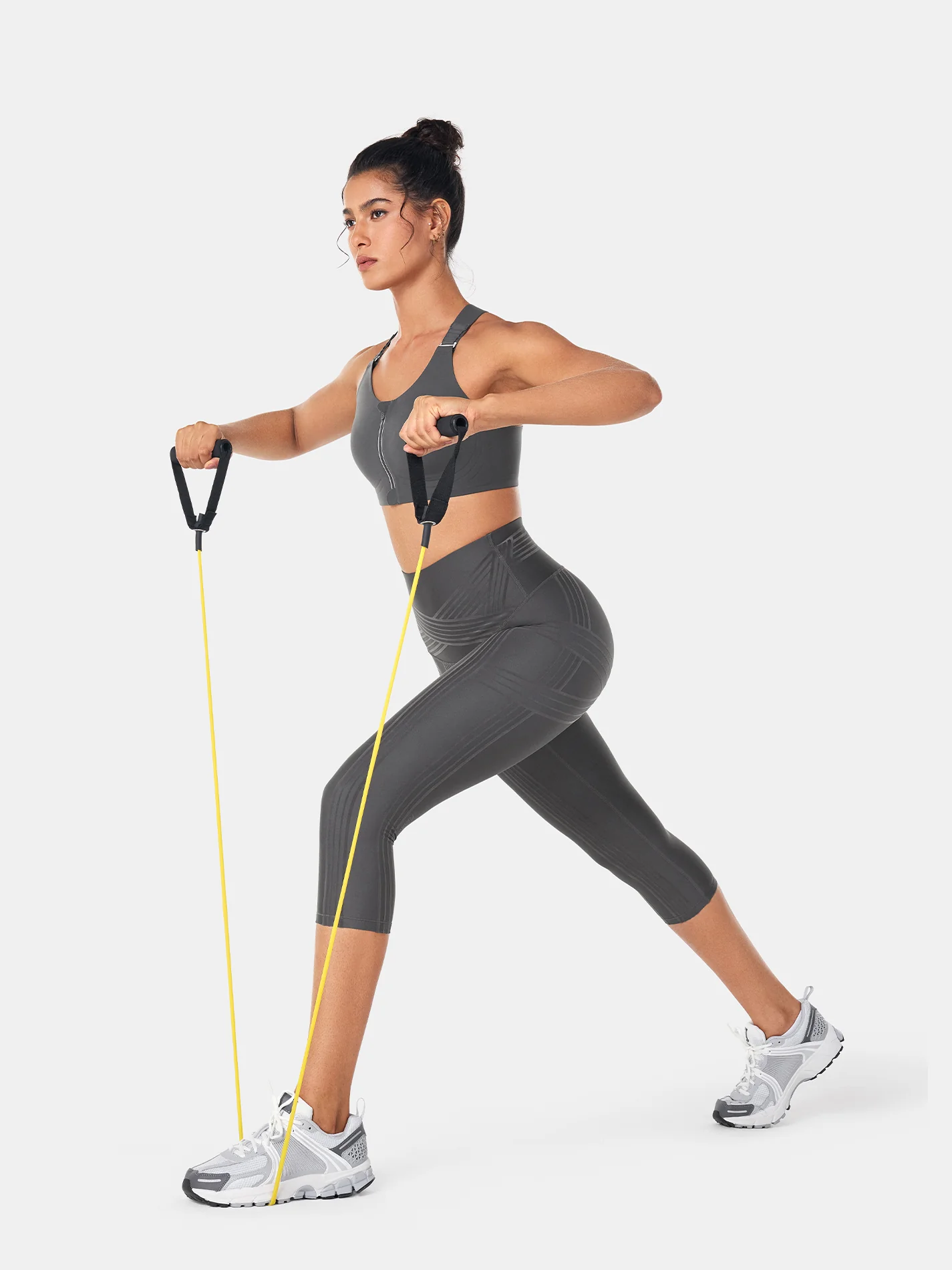 PowerBand Resistance Capri Leggings (Reversible Wear) - Image 12