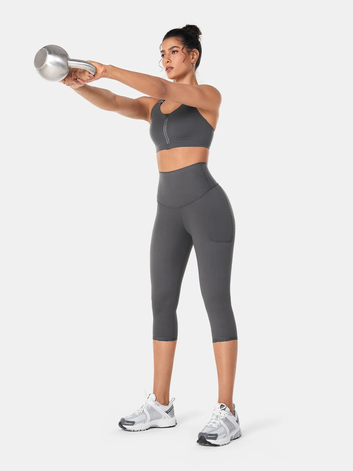 PowerBand Resistance Capri Leggings (Reversible Wear) - Image 15