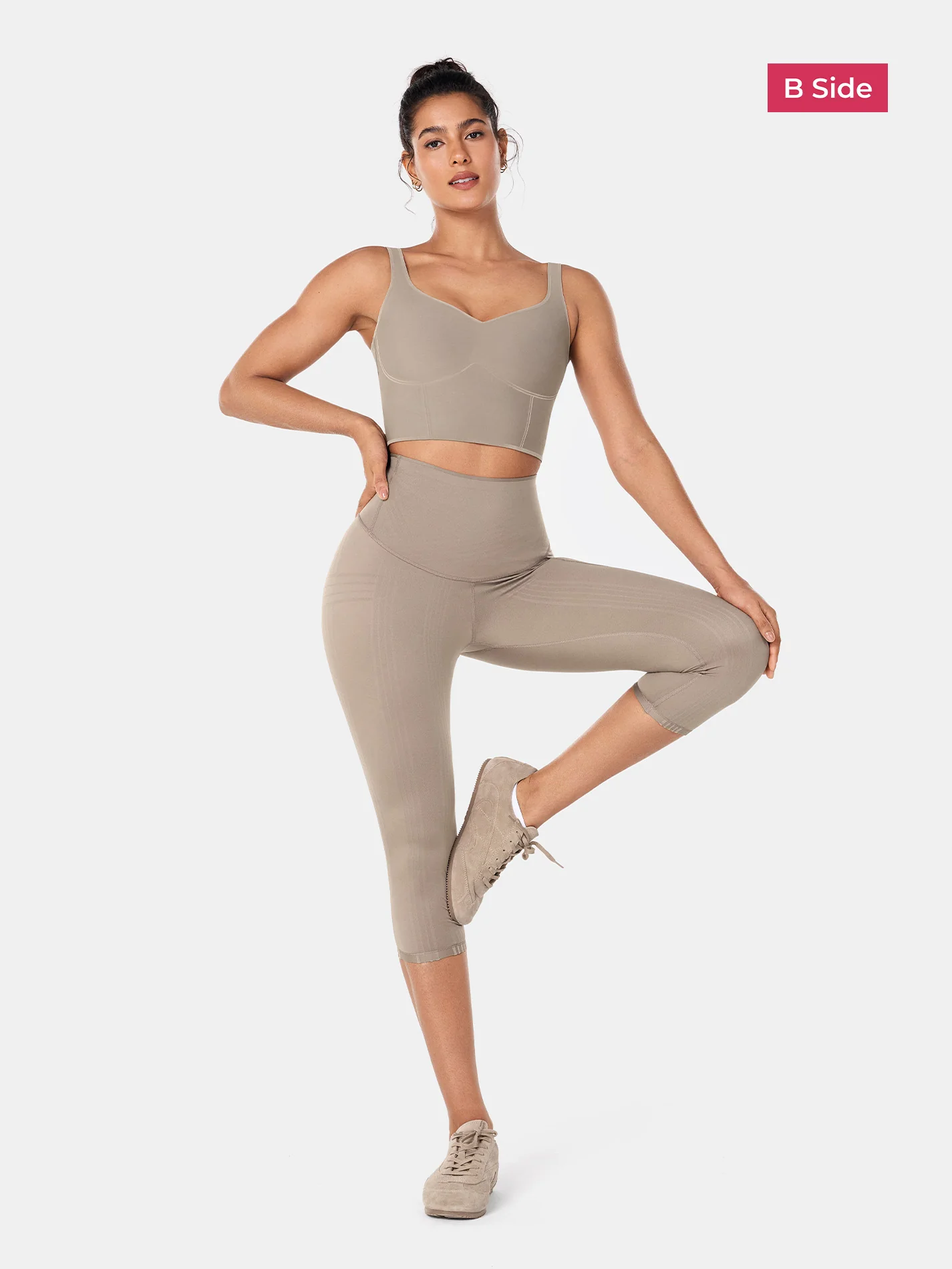 PowerBand Resistance Capri Leggings (Reversible Wear) - Image 16
