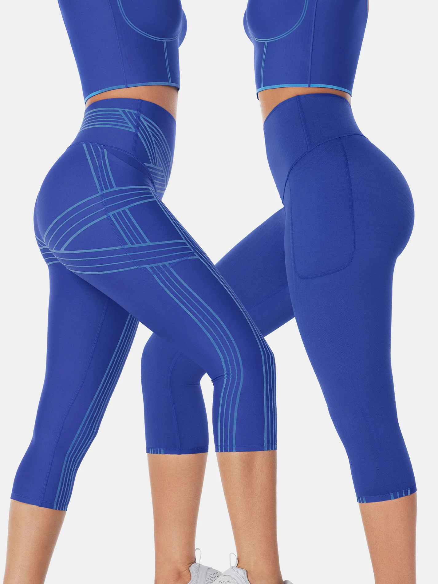 PowerBand Resistance Capri Leggings (Reversible Wear) - Image 22