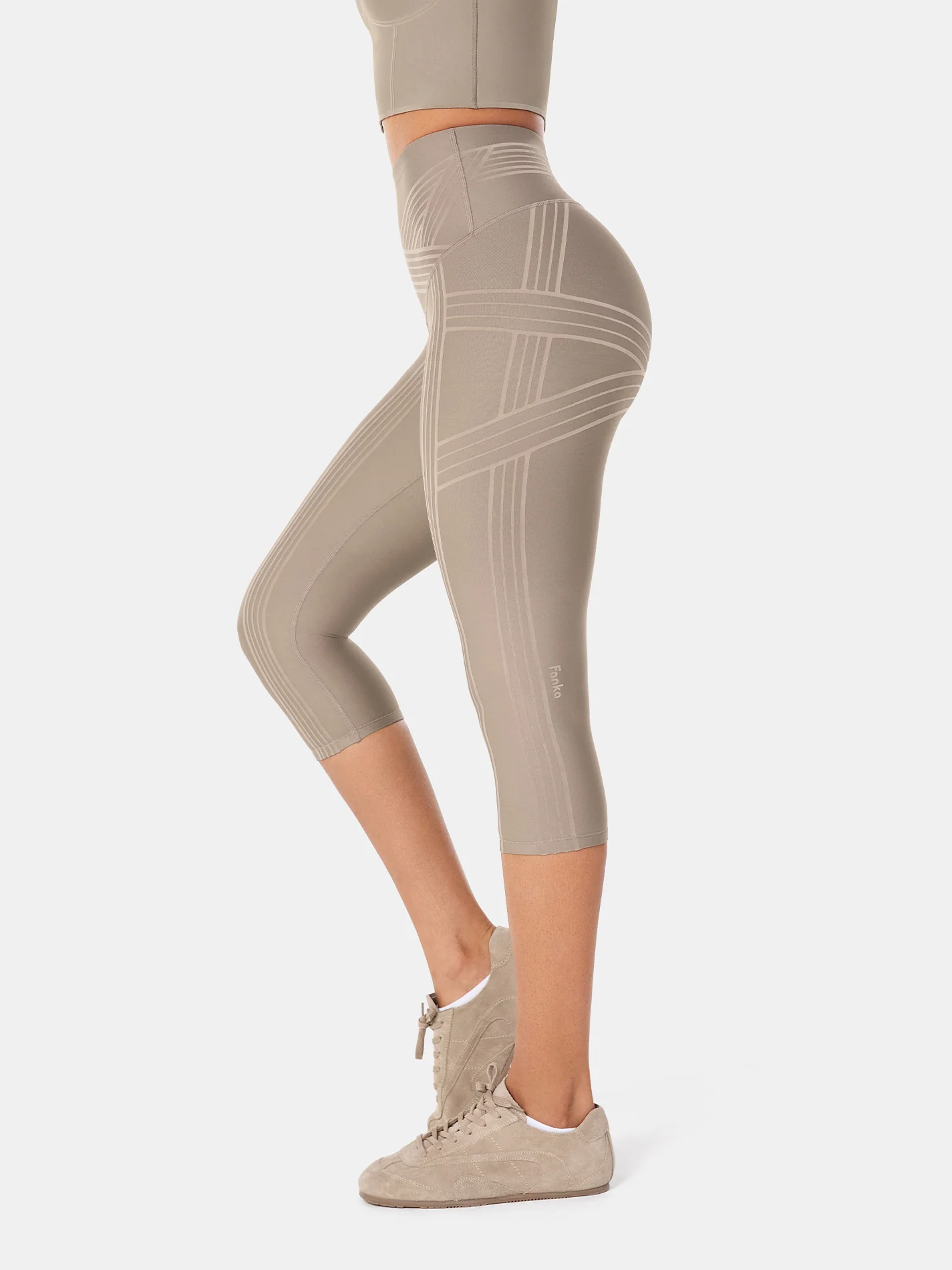 PowerBand Resistance Capri Leggings (Reversible Wear) - Image 28