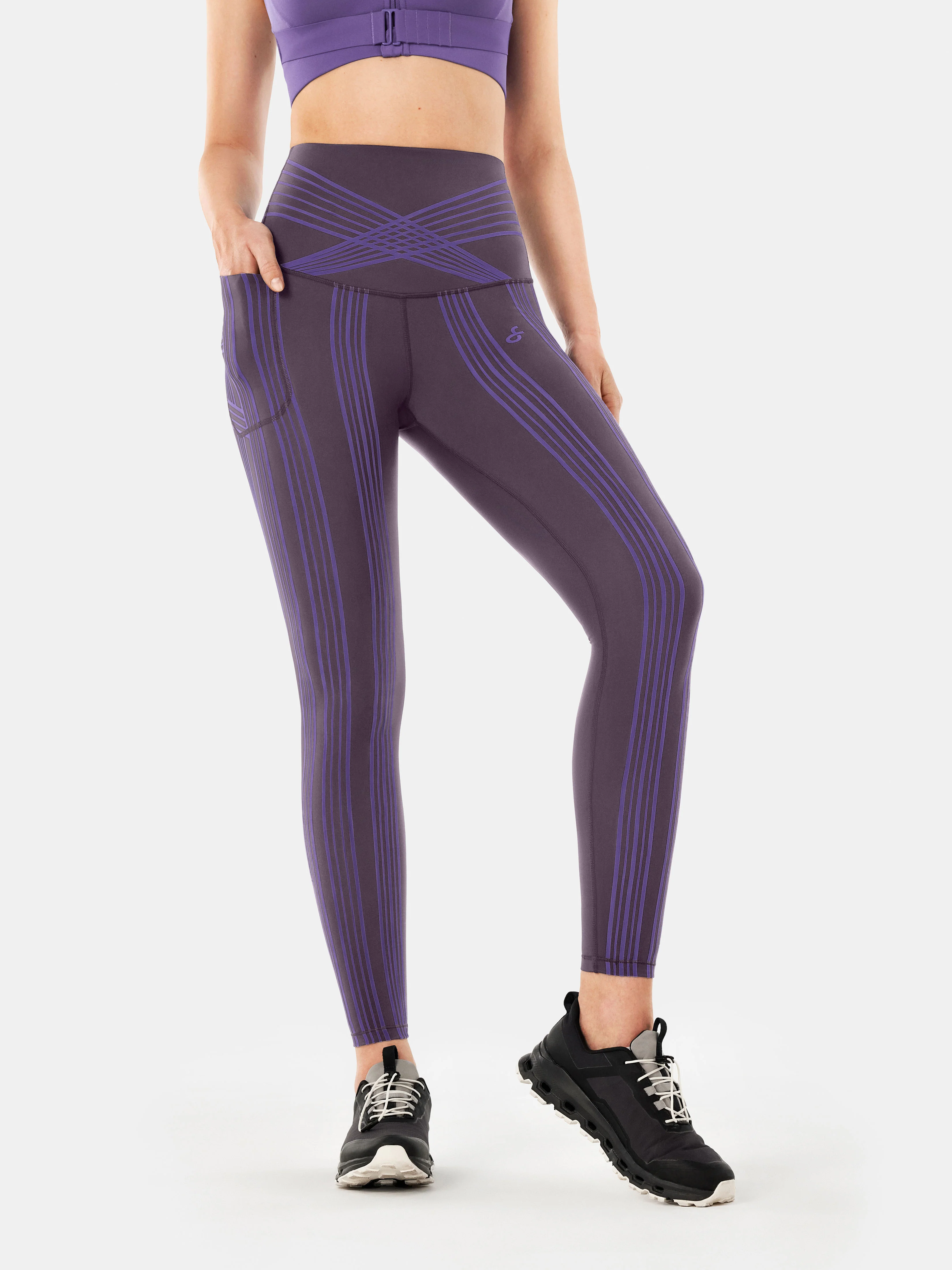 PowerBand Resistance High Intensity Leggings (Reversible Wear) - Image 25